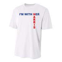 IM With Her Kamala 2024 Performance Sprint T-Shirt