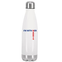 IM With Her Kamala 2024 Stainless Steel Insulated Water Bottle