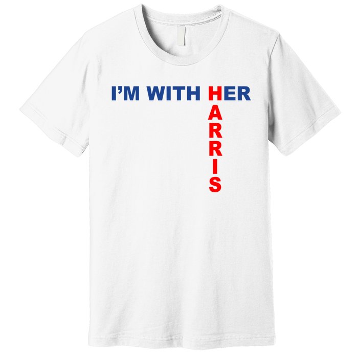 IM With Her Kamala 2024 Premium T-Shirt