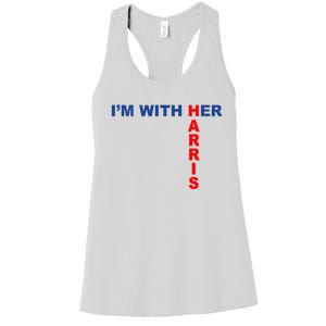 IM With Her Kamala 2024 Women's Racerback Tank