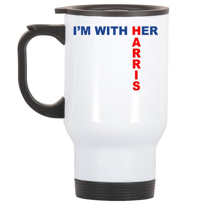 IM With Her Kamala 2024 Stainless Steel Travel Mug