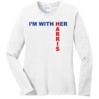 IM With Her Kamala 2024 Ladies Long Sleeve Shirt