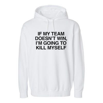 I Work Hard Because Millions On Welfare Funny Working Garment-Dyed Fleece Hoodie