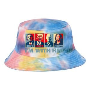 IM With Her Kamala Vote For 2024 President Kamalaharris Tie Dye Newport Bucket Hat