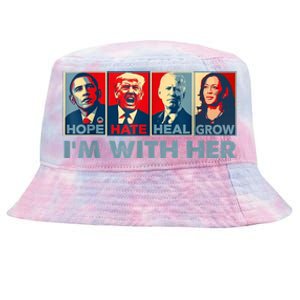 IM With Her Kamala Vote For 2024 President Kamalaharris Tie-Dyed Bucket Hat