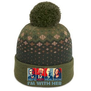 IM With Her Kamala Vote For 2024 President Kamalaharris The Baniff Cuffed Pom Beanie