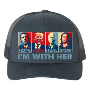 IM With Her Kamala Vote For 2024 President Kamalaharris Yupoong Adult 5-Panel Trucker Hat