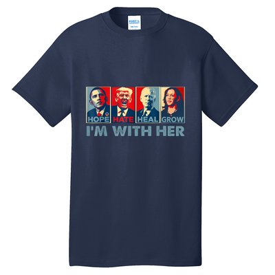 IM With Her Kamala Vote For 2024 President Kamalaharris Tall T-Shirt