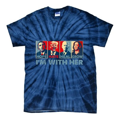 IM With Her Kamala Vote For 2024 President Kamalaharris Tie-Dye T-Shirt