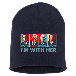 IM With Her Kamala Vote For 2024 President Kamalaharris Short Acrylic Beanie