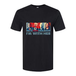 IM With Her Kamala Vote For 2024 President Kamalaharris Softstyle CVC T-Shirt