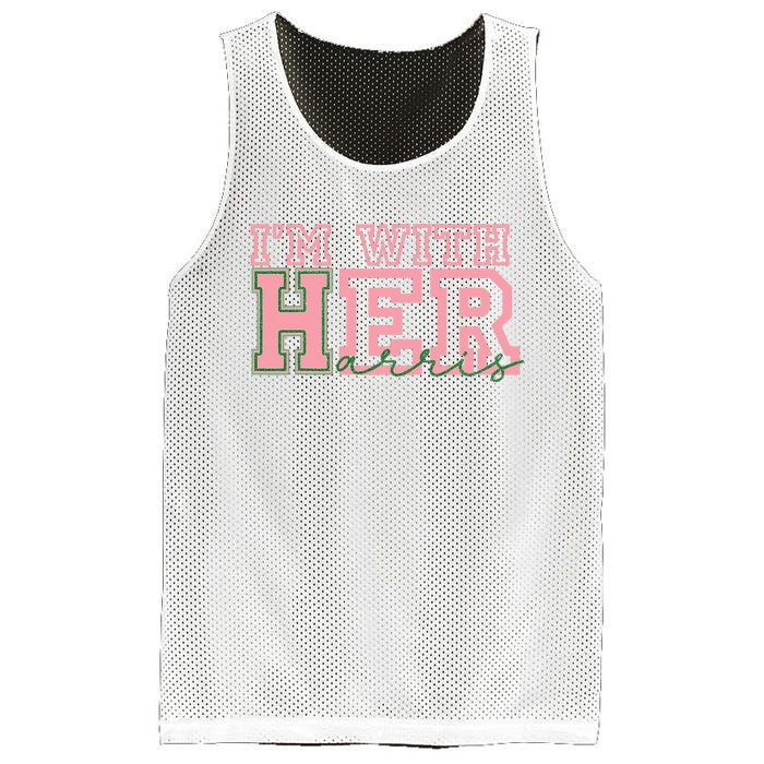 IM With Her Kamala Vote For 2024 President Kamala Harris Mesh Reversible Basketball Jersey Tank