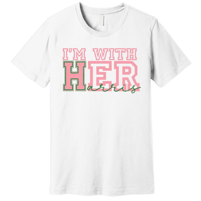 IM With Her Kamala Vote For 2024 President Kamala Harris Premium T-Shirt