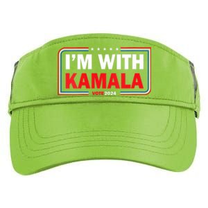 IM With Her Kamala Vote For 2024 President Kamalaharris Adult Drive Performance Visor