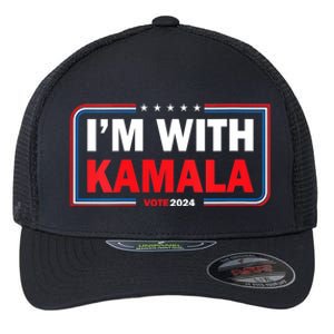 IM With Her Kamala Vote For 2024 President Kamalaharris Flexfit Unipanel Trucker Cap