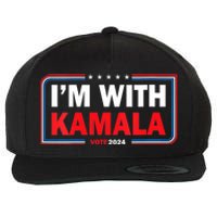 IM With Her Kamala Vote For 2024 President Kamalaharris Wool Snapback Cap