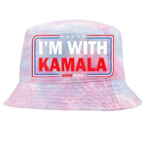 IM With Her Kamala Vote For 2024 President Kamalaharris Tie-Dyed Bucket Hat