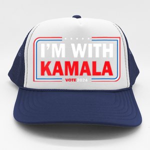 IM With Her Kamala Vote For 2024 President Kamalaharris Trucker Hat