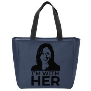 IM With Her Kamala Vote For 2024 President Kamala Harris Zip Tote Bag