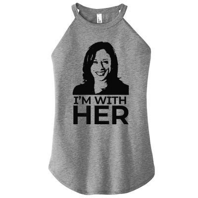 IM With Her Kamala Vote For 2024 President Kamala Harris Women’s Perfect Tri Rocker Tank