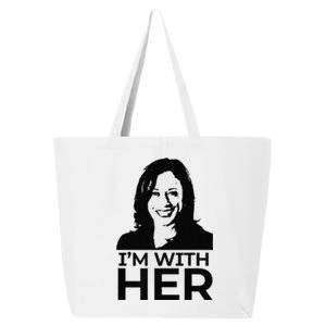 IM With Her Kamala Vote For 2024 President Kamala Harris 25L Jumbo Tote