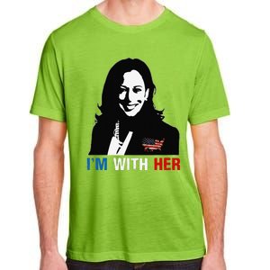 IM With Her Kamala Vote For 2024 President Kamala Harris Adult ChromaSoft Performance T-Shirt