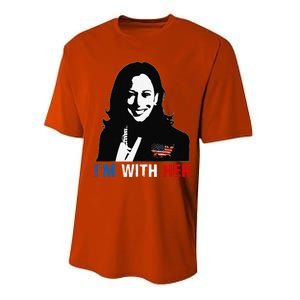 IM With Her Kamala Vote For 2024 President Kamala Harris Performance Sprint T-Shirt