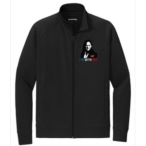 IM With Her Kamala Vote For 2024 President Kamala Harris Stretch Full-Zip Cadet Jacket