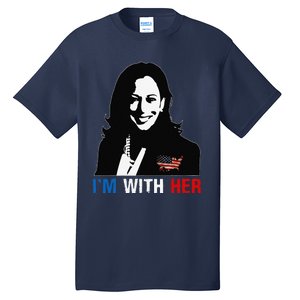 IM With Her Kamala Vote For 2024 President Kamala Harris Tall T-Shirt