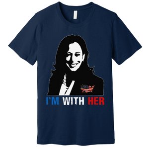 IM With Her Kamala Vote For 2024 President Kamala Harris Premium T-Shirt