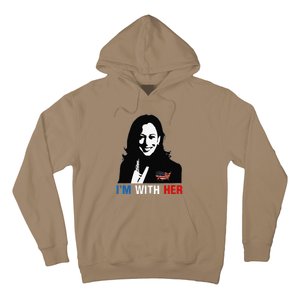 IM With Her Kamala Vote For 2024 President Kamala Harris Hoodie