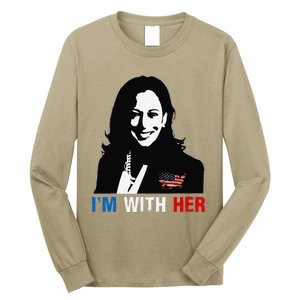 IM With Her Kamala Vote For 2024 President Kamala Harris Long Sleeve Shirt