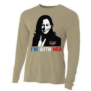 IM With Her Kamala Vote For 2024 President Kamala Harris Cooling Performance Long Sleeve Crew