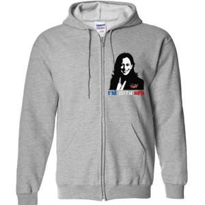 IM With Her Kamala Vote For 2024 President Kamala Harris Full Zip Hoodie