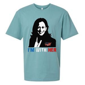 IM With Her Kamala Vote For 2024 President Kamala Harris Sueded Cloud Jersey T-Shirt