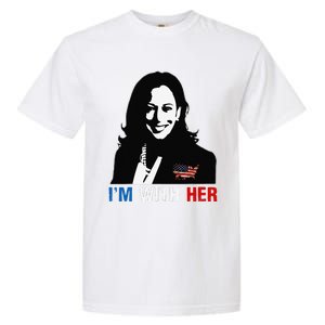 IM With Her Kamala Vote For 2024 President Kamala Harris Garment-Dyed Heavyweight T-Shirt