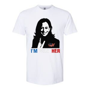 IM With Her Kamala Vote For 2024 President Kamala Harris Softstyle CVC T-Shirt