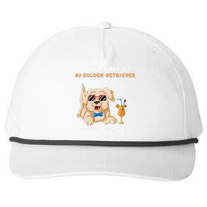 I Work Hard So My Golden Retriver Can Have A Better Life Snapback Five-Panel Rope Hat