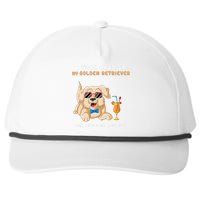 I Work Hard So My Golden Retriver Can Have A Better Life Snapback Five-Panel Rope Hat