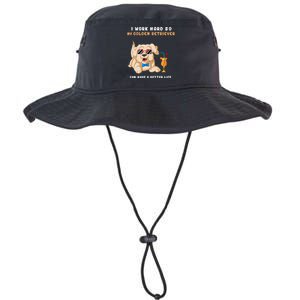 I Work Hard So My Golden Retriver Can Have A Better Life Legacy Cool Fit Booney Bucket Hat