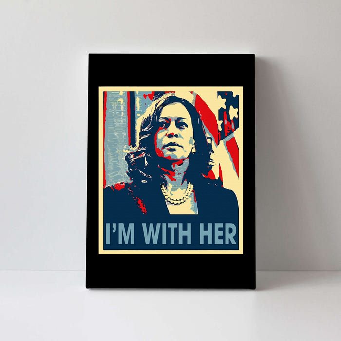 IM With Her Kamala Vote For 2024 President Kamalaharris Canvas