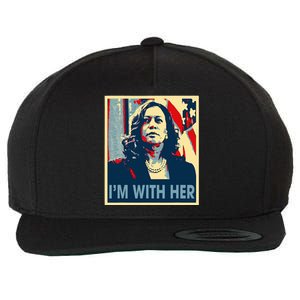 IM With Her Kamala Vote For 2024 President Kamalaharris Wool Snapback Cap