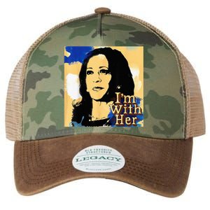 Im With Her Kamala Vote For 2024 President Kamala Harris Legacy Tie Dye Trucker Hat