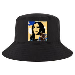 Im With Her Kamala Vote For 2024 President Kamala Harris Cool Comfort Performance Bucket Hat