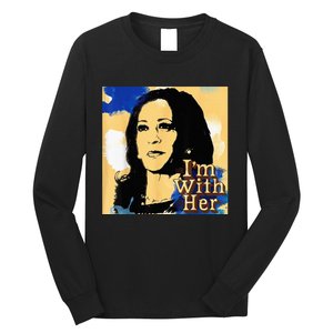 Im With Her Kamala Vote For 2024 President Kamala Harris Long Sleeve Shirt