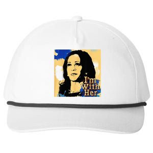 Im With Her Kamala Vote For 2024 President Kamala Harris Snapback Five-Panel Rope Hat