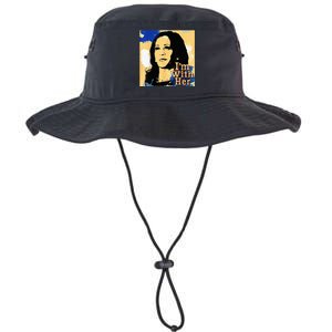 Im With Her Kamala Vote For 2024 President Kamala Harris Legacy Cool Fit Booney Bucket Hat