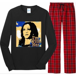 Im With Her Kamala Vote For 2024 President Kamala Harris Long Sleeve Pajama Set