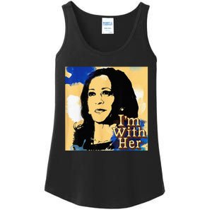 Im With Her Kamala Vote For 2024 President Kamala Harris Ladies Essential Tank