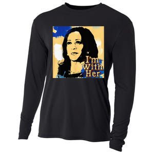 Im With Her Kamala Vote For 2024 President Kamala Harris Cooling Performance Long Sleeve Crew